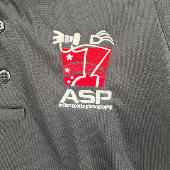 5.11 Tactical Performance Polo Womens Black Short Sleeve 61165 WileyX Shirt Sz M - Picture 12 of 12